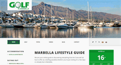 Desktop Screenshot of golfinmarbella.com